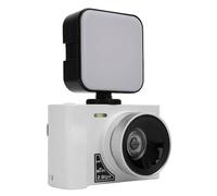 Fotocamera Digitale da 24 MP, Fotocamera per Vlogging con Zoom Digitale 16X 2,5K con Luce di Riempimento, Fotocamera Compatta con Schermo da 2,8 Pollici per i Viaggi degli