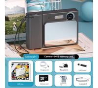 Fotocamera digitale da 48 MP con video 4K, perfetta per catturare i momenti della vita (nero + 64G)