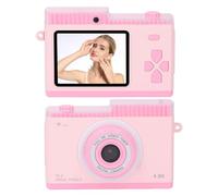 Fotocamera Digitale da 48 MP, Fotocamera Digitale CCD HD 1080P, Doppio Obiettivo Anteriore e Posteriore con Messa a Fuoco Automatica, Zoom Digitale 8x, Fotocamera Selfie Vlog