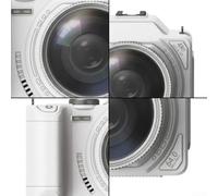 Fotocamera digitale da 64 MP 4K con zoom digitale 18x, schermo flip HD e WiFi, design compatto per la creazione di contenuti e uso familiare (nero)