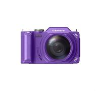 Fotocamera digitale da 64 MP con registrazione 4K, zoom digitale 18x, schermo flip e supporto WIFI per condividere foto e video (viola)