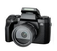 Fotocamera Digitale Da 64 MP SLR DSLR For La Fotografia Messa A Fuoco Automatica Videocamera Vlog 4K Con Webcam 4 Pollici Scatta Nitida Fluida(128G SD Card,Full Set)