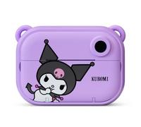 Kuromi - Fotocamera digitale per bambini con stampa istantanea e videocamera per selfie di Kidamento, Scavenger Hunt Momento Book, scheda di memoria da 32 GB, modello P Kuromi