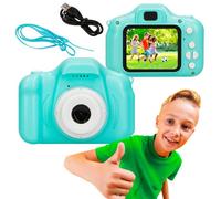 Fotocamera Digitale Extralink Kids H20 Blu, 1080P 30fps, Schermo da 2.0