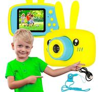 Fotocamera Digitale Extralink Kids H23 Gialla, 1080P 30fps, Display da 2.0