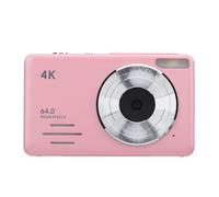 Fotocamera Digitale, Fotocamera Compatta 4K da 64 MP con Messa a Fuoco Automatica, Piccola Videocamera Portatile con Zoom Digitale 18X con Fotografia Timelapse Al Rallentatore,
