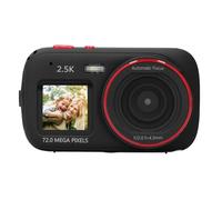 Fotocamera Digitale, Fotocamera Compatta Doppio Schermo da 72MP 2.5K, Fotocamera per Vlogging con Messa a Fuoco Automatica con Zoom 16X, Antivibrazione (BLACK)