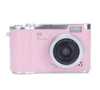 Fotocamera Digitale, Fotocamera Digital Point & Shoot Digital Point e Shoot HD 1080p con Schermo di Ribaltamento HD da 2,4 Pollici, Luce di Riempimento a LED Integrato, Zoom (Rose)