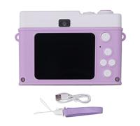 Fotocamera Digitale, Fotocamera Digitale 1080P 48MP con Schermo a Colori TFT da 2,0 Pollici, Zoom Digitale 8x, Luce di Riempimento, Lettore MP3 con Giochi, Fotocamera (PURPLE)