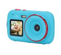 Fotocamera Digitale, Fotocamera Digitale a Doppio Schermo Sensibile Alla Luce Automatica da 72 MP 2,5 K per Viaggi (BLUE)