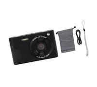 Fotocamera digitale, Fotocamera digitale HD ABS Messa a fuoco automatica 30MP Zoom 8X 1080P for fotografia (Nero)