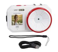 Fotocamera Digitale, Fotocamera Digitale HD da 64 MP con Doppio Schermo per Fotografia, Autofocus, Videocamera per Vlogging, Selfie su YouTube, Zoom Digitale 18x, con Cordino,