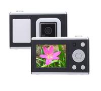 Fotocamera Digitale, Fotocamera Digitale Punta e Scatta da 48 MP con Schermo IPS da 2,4 Pollici, Simpatica Videocamera per Vlogging con Luce di Riempimento per Adolescenti (BLACK)