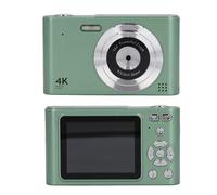 Fotocamera Digitale, Fotocamera per Lettore Musicale Vlog Risoluzione 2,5K 48MP Zoom 16x per Viaggi (GREEN)