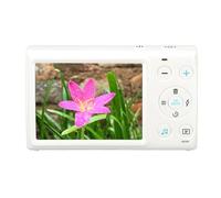 Fotocamera Digitale, Fotocamera per Vlogging 4K 64MP con Messa a Fuoco Automatica con Schermo da 2,8 Pollici per Studenti Adolescenti, Videocamera Digitale con Zoom 18X per (WHITE)