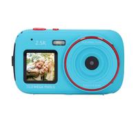 Fotocamera Digitale, Fotocamera Vlogging da 72MP 2.5K con Messa a Fuoco Automatica per Fotografia con Zoom Digitale 16X, Antivibrazione e Doppio Schermo, Fotocamera Compatta (BLUE)