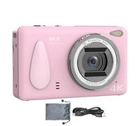 Fotocamera Digitale - Fotocamera Vlogging - Mini Fotocamera Portatile - Videocamera 4K Con Schermo Anti -shake, Da 2,4 Pollici, Ideale Per Bambini, Studenti, Viaggi, Compleanni, Vivestream E Uso
