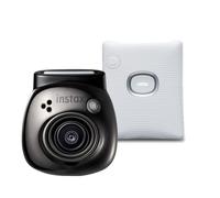 Fotocamera digitale Fujifilm INSTAX PAL, Gem Black + stampante SQUARE Link, White | ✅ Black Friday