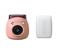 Fotocamera digitale Fujifilm INSTAX PAL, rosa cipria + stampante mini Link 3, bianco argilla | ✅ Winterdeals