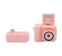 Fotocamera Digitale HD 1080P, Fotocamera Compatta Resistente Agli Urti per la Scolastica e i Viaggi (Roseo)