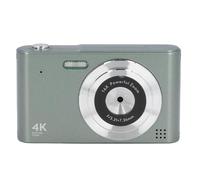 Fotocamera Digitale HD 4K da 48 MP, Display a Colori IPS, Ripristina Colori Reali, Portatile, Previene le Vibrazioni, per Fotografia, Registrazione Video, Viaggi, con Luce (GREEN)