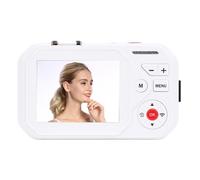 Fotocamera Digitale HD, Telecamera Digitale 16x Wifi da 48 MP con Schermo a Colori da 2,8 Pollici per il Viaggio (WHITE)