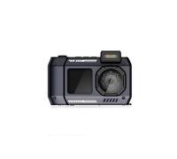Fotocamera digitale, impermeabile, zoom 18x, doppio schermo ad alta definizione, stabilizzazione dell'immagine, autofocus, portatile, n