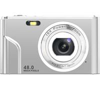 Fotocamera digitale 1080P 48 Megapixel zoom 16x Silver