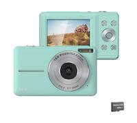 Fotocamera Digitale INF 44MP/1080P/16X con zoom, 44 megapixel, Verde