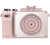 Fotocamera digitale 4K/48MP/zoom digitale 18X/stabilizzazione/autofocus/doppia fotocamera White - Nouvo