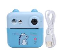 Fotocamera digitale istantanea, registrazione video HD 1080P da 48 MP, zoom digitale 16x, schermo IPS Eye Caring da 2,4 pollici, tecnologia di stampa senza inchiostro, fotocamera (Blu)