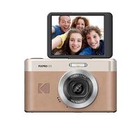 KODAK Pixpro C1 - Fotocamera digitale ultra compatta | 13MP BSI CMOS, zoom 4X, schermo LCD da 2,8", flash LED, marrone