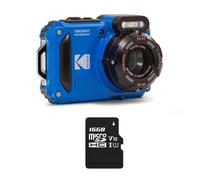 KODAK Pixpro Pack WPZ2 + 1 Scheda SD, Fotocamera Digitale Compatta 16M Pixel, Impermeabile fino a 15m, Antiurto, Video 720p, Schermo LCD 2,7 - Batteria Li-ION - Blu