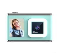 Fotocamera digitale leggera da 50 MP con funzione zoom, ideale per bambini e adulti per catturare momenti preziosi (verde + 64 g)