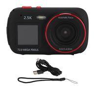 Fotocamera digitale Mtlavishness con doppio schermo, ideale per studenti e vlogger, con video da 2,5K, immagini da 72 MP, zoom 16X, riproduzione di musica MP3 e luce di