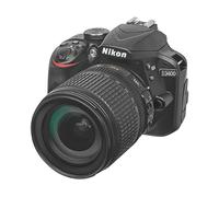 Nikon D3400 con Lente Nikkor AF-S 18/105VR, Fotocamera Reflex Digitale, 24,7 Megapixel, LCD 3", Colore Nero