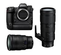 Fotocamera Digitale Nikon Z9 45.7 MP Zoom Ottico NIKKOR Z CMOS Stabilizzazione VR WiFi 8K Lenti 24-70mm 70-200mm