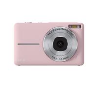 Fotocamera digitale PAVEOS rosa, 1080p, 44 MP, zoom 16x