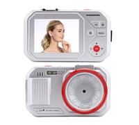 Fotocamera Digitale per Bambini, 48 MP HD 16x Zoom Autofocus Video Volg Volg con Schermo a Colori da 2,8 Pollici per Fotografia, Viaggio, Scuola, Casa (SILVER)