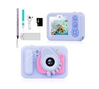 Fotocamera digitale per bambini, 4800 W, video trasparente, IP68, impermeabile, antiurto, per fotografia subacquea all'aperto, piscina, fotocamera