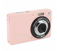 Fotocamera Digitale per Bambini, Fotocamera FHD 1080P con Flash LED, Fotocamera Digitale Punta e Scatta da 50MP, Schermo TFT da 2,8, Zoom Digitale 16X Autofocus Vlogging (Roseo)
