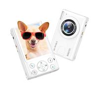 Fotocamera digitale per bambini, fotocamera Vlogging 4K per YouTube, fotocamera lettore MP3 da 64 MP per bambini, videocamera con schermo IPS da 2,8 pollici, messa a fuoco automatica, zoom 18x, 10