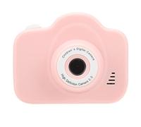 Fotocamera Digitale per Bambini, Funzione MP3 HD da 2000 W, Videocamera Giocattolo Ricaricabile per Bambini con Solo Tasto per i più Piccoli (PINK)