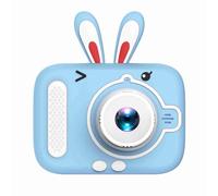 fotocamera digitale per bambini HUIOP 1080P Mini Cartoon Fotocamera digitale per bambini Videocamera digitale per bambini Doppio obiettivo Schermo IPS da 2,0 pollici Batteria incorporata Cornici per f