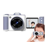 Fotocamera Digitale per Bambini - Schermo Da 6 Cm Fotocamera Selfie,Giocattolo Portatile con Flash per Giardino Viaggio Scuola Campeggio Spiaggia Casa Interno Esterno