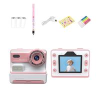 Fotocamera digitale per bambini Stampa istantanea Doppia lente Schermo da 2,4 pollici 1080P Video Built-in 1200 mAh Capacità della batteria con Timer Fotografia