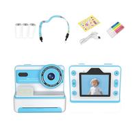 Fotocamera digitale per bambini Stampa istantanea Doppia lente Schermo da 2,4 pollici Video 1080P Built-in 1200mAh Capacità della batteria Doppia lente Fotocamera per bambini