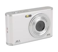 Fotocamera Digitale per Fotografia da 48MP, Videocamera per Vlogging UHD 4K con Display da 2,8, Fotocamera Digitale Point Shoot con Autofocus Antishake e Zoom 16X per (WHITE)