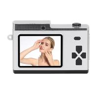 Fotocamera Digitale per Fotografia, Fotocamera Selfie HD 48MP 1080P con Doppio Obiettivo Anteriore e Posteriore, Fotocamera Compatta Tascabile con Messa a Fuoco Automatica con