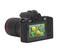 Fotocamera Digitale per la Fotografia, Fotocamera per Vlogging WiFi 4K 64MP per YouTube con Paraluce, Fotocamere Anteriori e Posteriori, Zoom Digitale 16X, Batteria da 4800 MAh